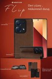 Uray store Samsung Galaxy A36 Kılıf Flip Cover - Kırmızı