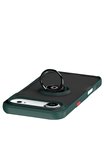 Uray store Apple iPhone 17 Air Montreal Yüzüklü Silikon Kapak - Yeşil