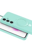 Uray store Samsung Galaxy S25 FE Regal Magsafe Standlı Kapak - Su Yeşili