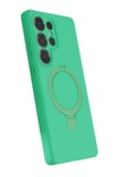 Uray store Samsung Galaxy S23 Ultra Regal Magsafe Standlı Kapak - Yeşil