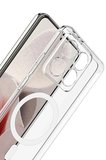 Uray store Xiaomi Mi 14T Pro Combo Sert Şeffaf Magsafe Kapak - Şeffaf