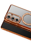 Uray store Samsung Galaxy S26 Joke Simli Magneticsafe Kılıf - Turuncu