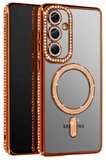 Uray store Samsung Galaxy S26 Joke Simli Magneticsafe Kılıf - Turuncu
