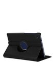 Uray store Samsung Galaxy Tab A11 360 Tablet Deri Kılıf - Siyah