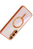 Uray store Samsung Galaxy A57 5G Kross Magneticsafe Kapak - Turuncu
