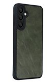 Uray store Samsung Galaxy A37 5G Aras Deri Kapak - Yeşil