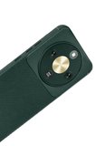 Uray store Huawei Honor Magic 8 Lite Auto Focus Karbon Kapak - Koyu Yeşil