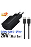 Samsung Note 10 Plus Uyumlu Şarj Aleti Type-C 25W Hızlı Şarj PD 3.0