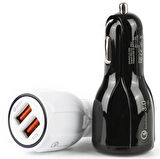 Oto Telefon Şarj Cihazı 2li Usb