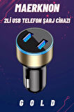 OTO TELEFON ŞARJ CİHAZI 2 Lİ USB