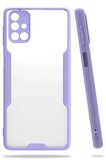 Newface Samsung Galaxy M31S Kılıf Platin Silikon - Lila