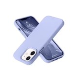 Newface Apple iPhone 12 Kılıf Nano içi Kadife Silikon - Lila