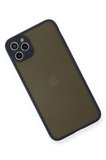 Newface iPhone 11 Pro Max Kılıf Montreal Silikon Kapak - Lacivert