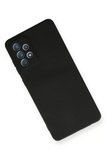 Newface Samsung Galaxy A72 Kılıf Nano içi Kadife Silikon - Siyah