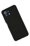 Newface Xiaomi Mi 11 Kılıf Kelvin Kartvizitli Silikon - Siyah