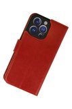 Newface Apple iPhone 13 Pro Max Kılıf Trend S Plus Kapaklı Kılıf - Kırmızı