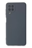 Newface Samsung Galaxy A22 Kılıf Nano içi Kadife Silikon - Gri