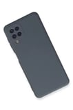 Newface Samsung Galaxy A22 Kılıf Nano içi Kadife Silikon - Gri