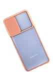 Newface Samsung Galaxy M52 5G Kılıf Palm Buzlu Kamera Sürgülü Silikon - Pembe