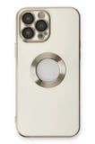 Newface Apple iPhone 13 Pro Max Kılıf Store Silikon - Beyaz