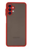 Newface Samsung Galaxy A04S Kılıf Montreal Silikon Kapak - Kırmızı