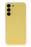 Newface Samsung Galaxy S23 Kılıf Nano içi Kadife Silikon - Sarı