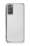 Newface Samsung Galaxy S20 FE Kılıf Razer Lensli Silikon - Gümüş