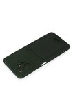 Newface Xiaomi Redmi Note 12 4G Kılıf Kelvin Kartvizitli Silikon - Koyu Yeşil