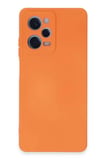 Newface Xiaomi Redmi Note 12 Pro 5G Kılıf Nano içi Kadife Silikon - Turuncu