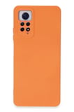Newface Xiaomi Redmi Note 12 Pro 4G Kılıf Nano içi Kadife Silikon - Turuncu
