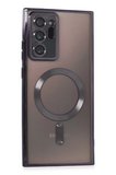 Newface Samsung Galaxy Note 20 Ultra Kılıf Kross Magneticsafe Kapak - Mor