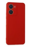 Newface Vivo Y16 Kılıf First Silikon - Kırmızı