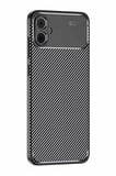 Newface Samsung Galaxy A05 Kılıf Auto Focus Karbon Kapak - Siyah