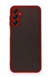 Newface Samsung Galaxy A25 5G Kılıf Montreal Silikon Kapak - Kırmızı
