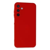 Newface Samsung Galaxy A25 5G Kılıf Nano içi Kadife Silikon - Kırmızı