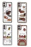 Newface Samsung Galaxy A05 Kılıf Sweet Desenli Silikon Kapak - Şeffaf