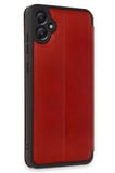 Newface Samsung Galaxy A05 Kılıf Flip Cover - Kırmızı