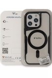 Newface Apple iPhone 16 Pro Kılıf Boyi Magsafe Silikon Kapak - Kahverengi