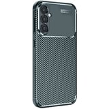 Newface Samsung Galaxy A16 5G Kılıf Auto Focus Karbon Kapak - Koyu Yeşil