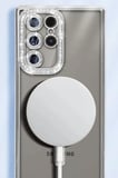 Newface Samsung Galaxy S25 Ultra Kılıf Joke Simli Magneticsafe Kılıf - Gold