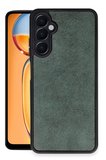 Newface Samsung Galaxy A56 Kılıf Aras Deri Kapak - Koyu Yeşil
