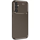 Newface Samsung Galaxy A26 Kılıf Auto Focus Karbon Kapak - Kahverengi