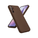 Newface Samsung Galaxy A24 4G Kılıf First Silikon - Kahverengi