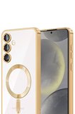 Newface Samsung Galaxy A35 5G Kross Magneticsafe Kapak - Gold