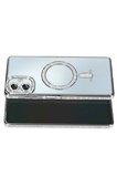 Newface Samsung Galaxy A07 4G Joke Simli Magneticsafe Kılıf - Gümüş