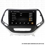 Araç Multimedya Jeep Cherokee Android 12 Carplay 4Gb Ram + 64Gb Hdd 2014-2017 Navigasyon Ekran MYW