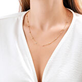  14 Ayar Altın Dorika Toplu Zincir