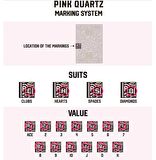 Bicycle Cactus Pink Quartz Marked işaretli Oyun Kağıdı Koleksiyonluk iskambil Kartları Destesi