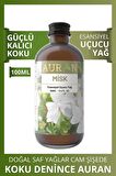 Misk Saf Esansiyel Uçucu Yağ Buhurdanlık Yağı Difüzör Esansı Aromaterapi Ortam Küre Koku Yağı 100ml