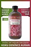 Misk & Gül Esansiyel Uçucu Koku Yağı Buhurdanlık Yağı Difüzör Esansı Hobi Esans Ortam Oda 100ml